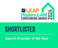 LEAP Modern Law Conveyancing Awards 2024 - Search Provider of the Year Shortlisted